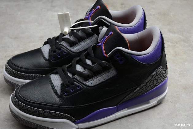 Court Retro Jordan 3 Air Purple Black CT8532-050 0415
